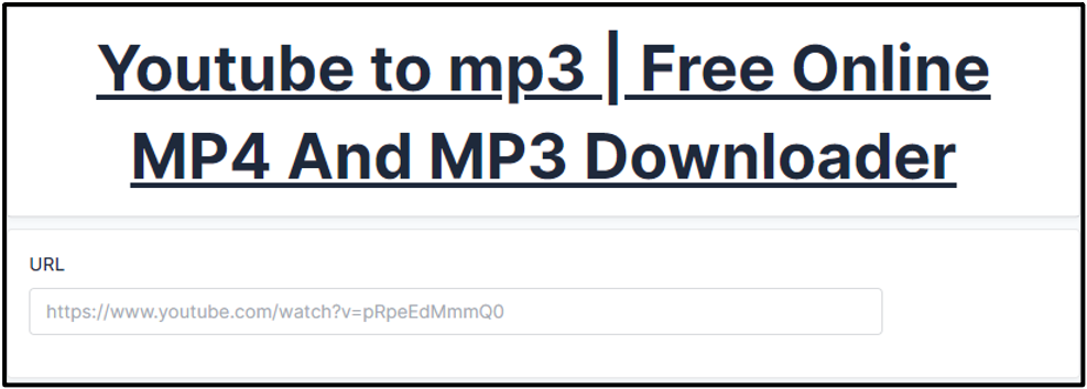 Convert YouTube videos to mp3 music files